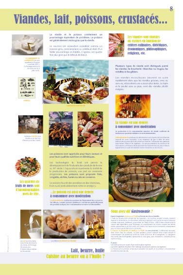 Panneau de l'exposition Gastronomie