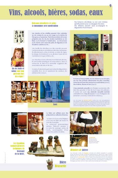 Panneau de l'exposition Gastronomie