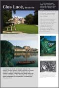 Panneau de l'exposition Leonard de Vinci