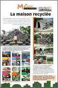 Panneau de l'exposition Maison ecologique