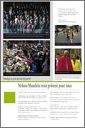 Panneau de l'exposition Nelson Mandela