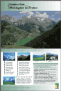 Panneau de l'exposition Montagnes et volcans