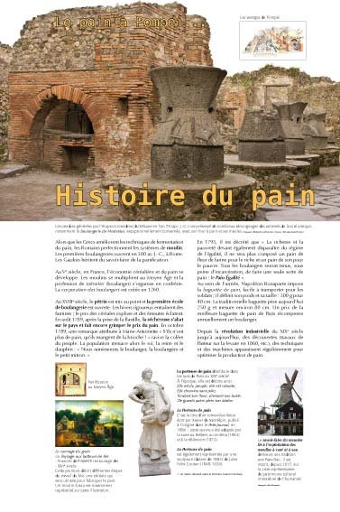 Panneau de l'exposition Pain