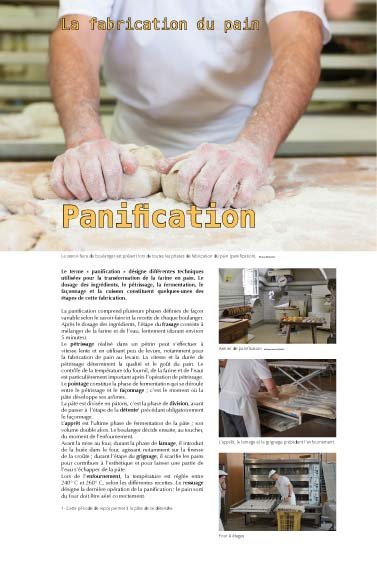 Panneau de l'exposition Pain