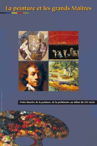 Panneau de l'exposition La peinture et les grands maitres