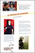 Panneau de l'exposition Les pompiers