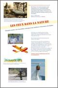 Panneau de l'exposition Les pompiers