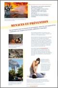 Panneau de l'exposition Les pompiers