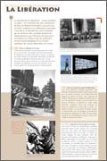 Panneau de l'exposition Seconde Guerre mondiale 1939-1945