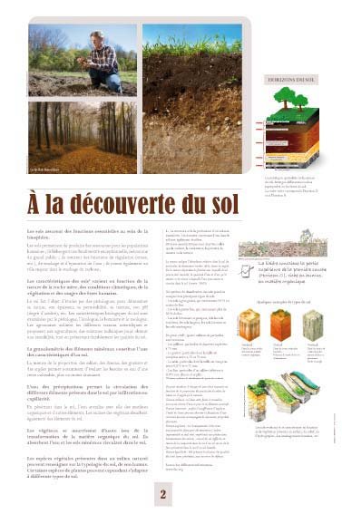 Panneau de l'exposition Le sol