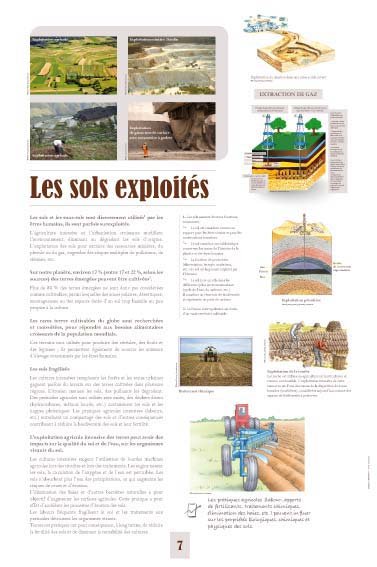 Panneau de l'exposition Le sol