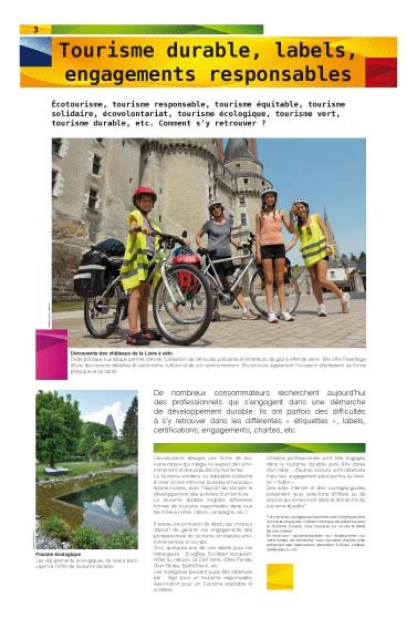 Panneau de l'exposition Tourisme durable