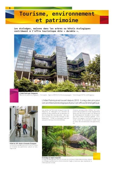 Panneau de l'exposition Tourisme durable