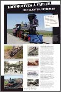 Panneau de l'exposition Trains
