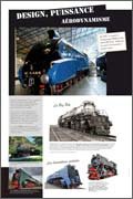 Panneau de l'exposition Trains