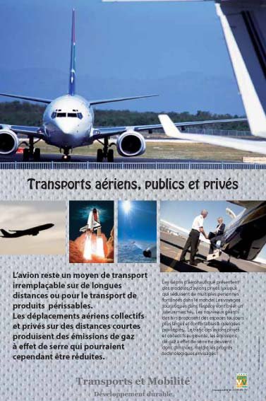 Panneau de l'exposition Transports et mobilite