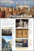 Panneau de l'exposition Volcans et seismes