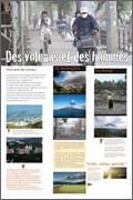 Panneau de l'exposition Volcans et seismes